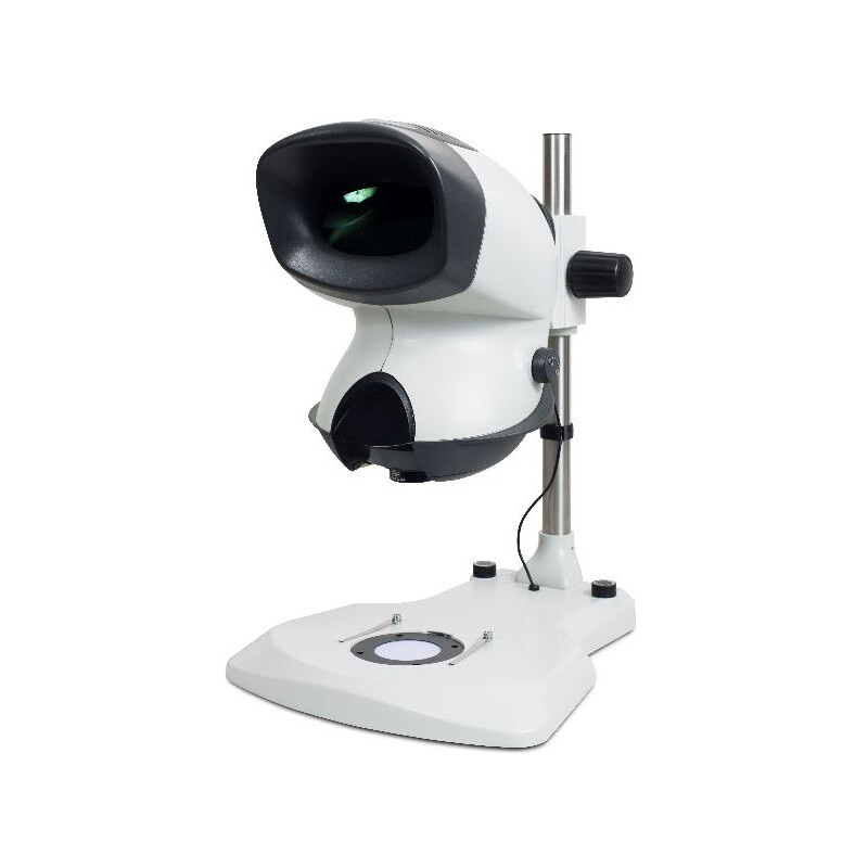 Vision Engineering Stereo zoom microscoop MANTIS Compact TS, MC-TS, kop, Doorgelaten licht, LED, Zuilen statief, 2, 4, 6, 8x, zonder objectief,
