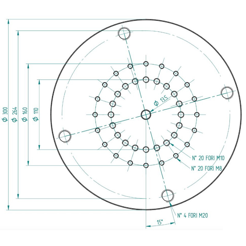 PrimaLuceLab Adapters C120/EQ8 & EQ8-R