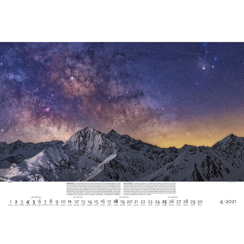 Palazzi Verlag Kalender Nachtwerelden 2021