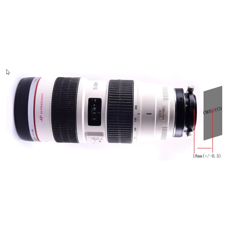 Artesky DSLR-Lens adapters M48 adapter voor Canon EOS lenzen