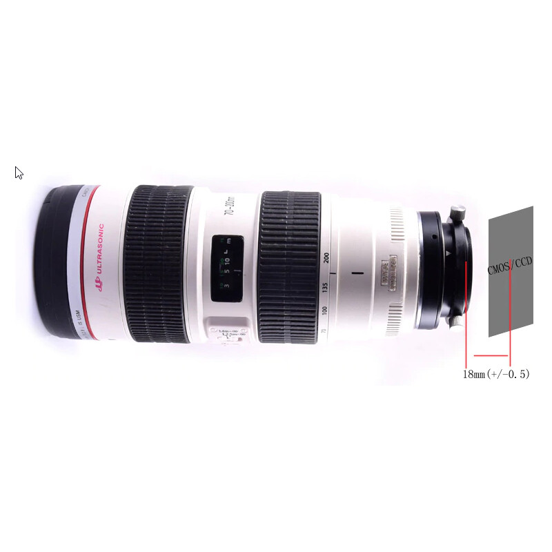 Artesky M48 adapter voor Canon EOS lenzen