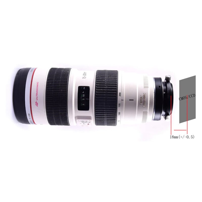 Artesky DSLR-Lens adapters M54 adapter voor Canon EOS lenzen