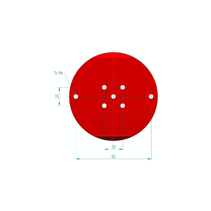 PrimaLuceLab Skywatcher HEQ5 PLUS Montageplaat