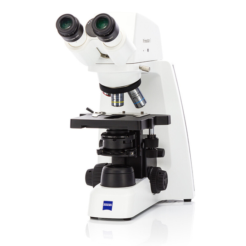 ZEISS Microscoop PrimoStar 3, Fix-K, Bi, Cam, SF20, 4 Pos., ABBE 0.9,40x-400x