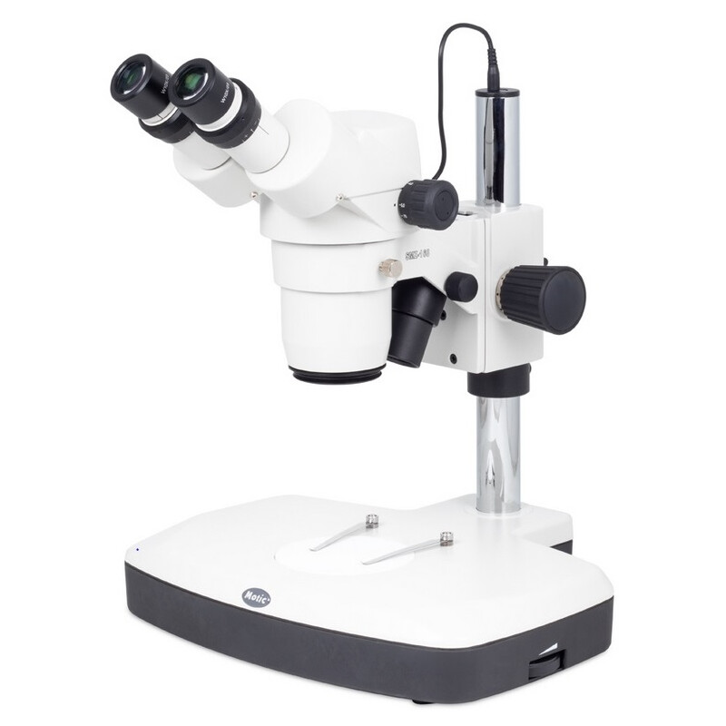 Motic zoom stereomicroscoop SMZ-168-BLED, bino, 7.5x-50x