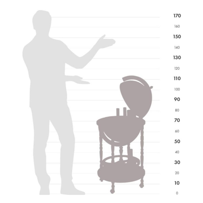 Zoffoli living Barglobe Explora Olijfgroen 40cm