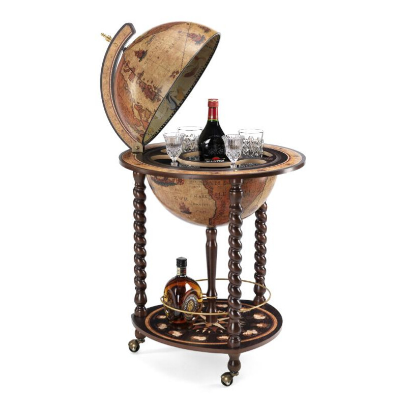 Zoffoli living Barglobe Explora Honing Bruin 40cm