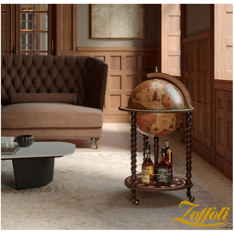 Zoffoli living Barglobe Explora Honing Bruin 40cm