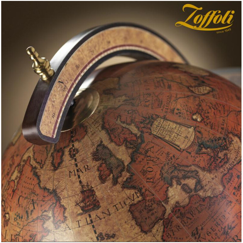 Zoffoli living Barglobe Explora Honing Bruin 40cm