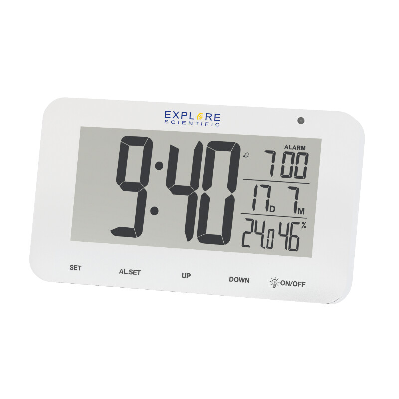 Weerstation Radio alarm clock with atmospheric humidity and temperature display