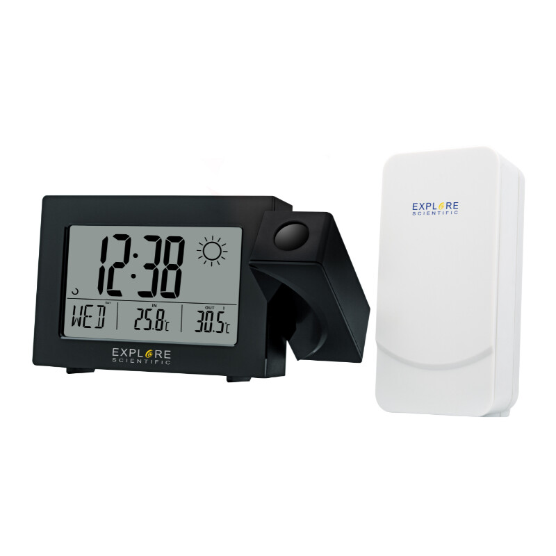 Explore Scientific Weerstation Projectieklok met weersvoorspelling