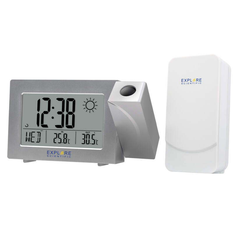 Explore Scientific Weerstation Projectieklok met weersvoorspelling