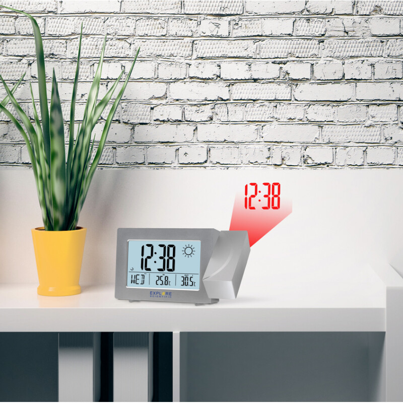 Explore Scientific Weerstation Projectieklok met weersvoorspelling