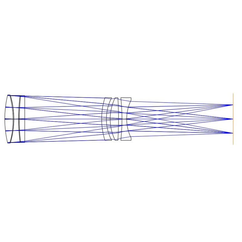 Omegon Apochromatische Refractor Pro APO AP 40/180 OTA