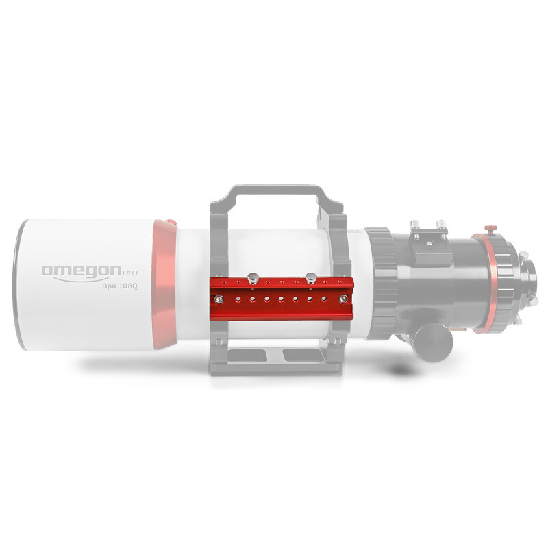 Omegon zoeker montagerail voor 108/600 Vijfling APO