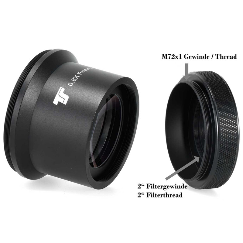 TS Optics Flattener/verkleiner 0,8x CF-APO 102