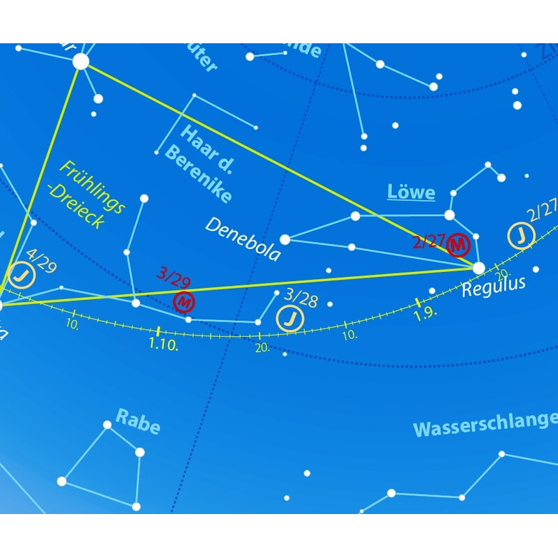 Oculum Verlag Sterrenkaart Drehbare Himmelskarte Sterne und Planeten 30cm