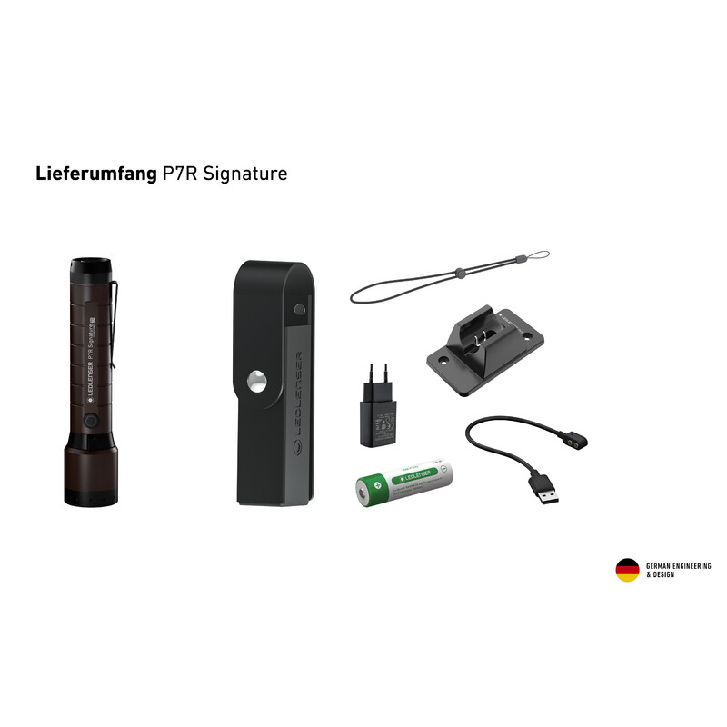 LED LENSER Zaklamp P7R Handtekening