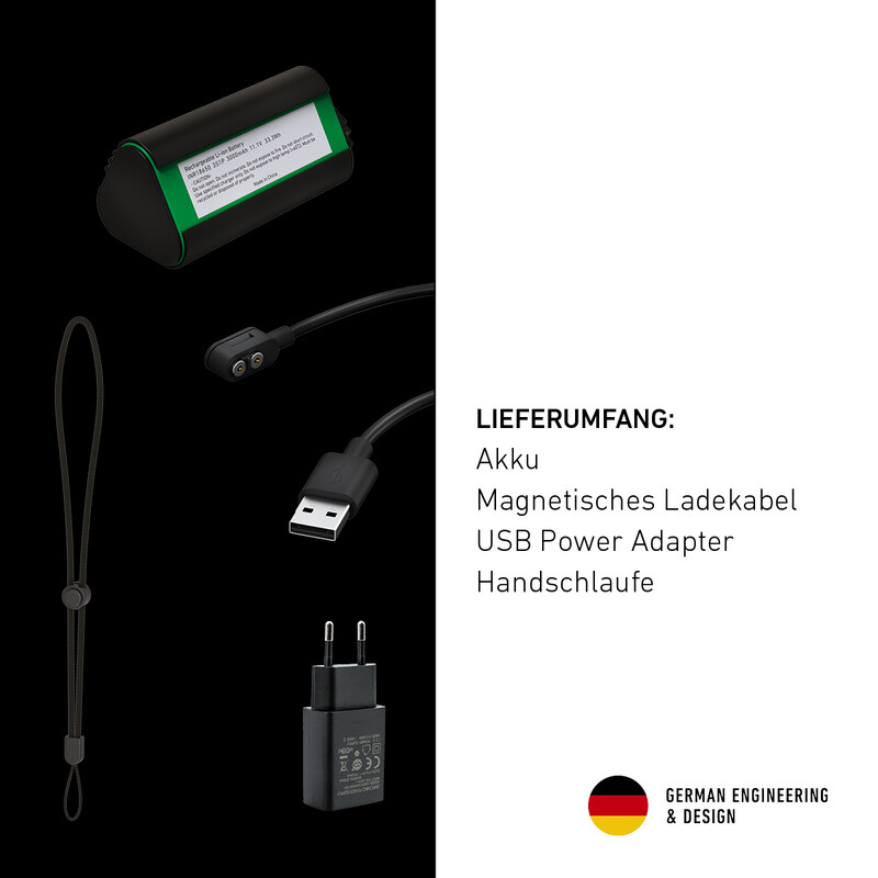 LED LENSER Zaklamp P18R-handtekening