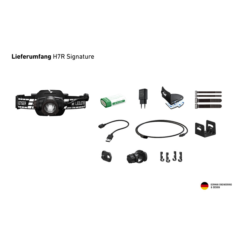LED LENSER Hoofdlamp H7R-handtekening