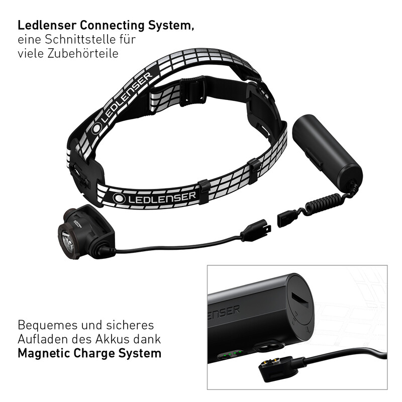 LED LENSER Hoofdlamp H7R-handtekening