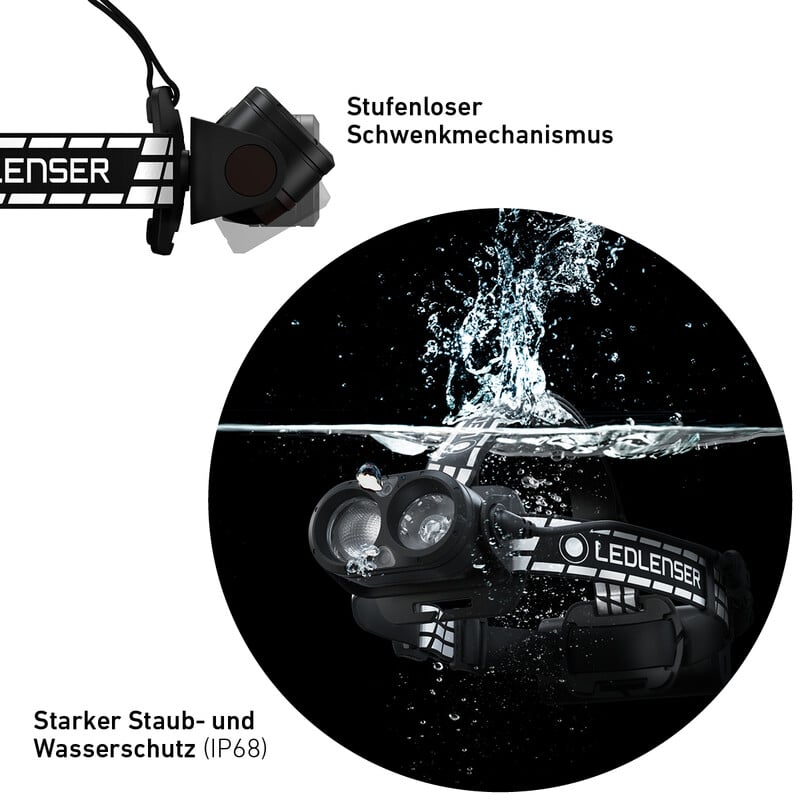 LED LENSER Hoofdlamp H19R Handtekening