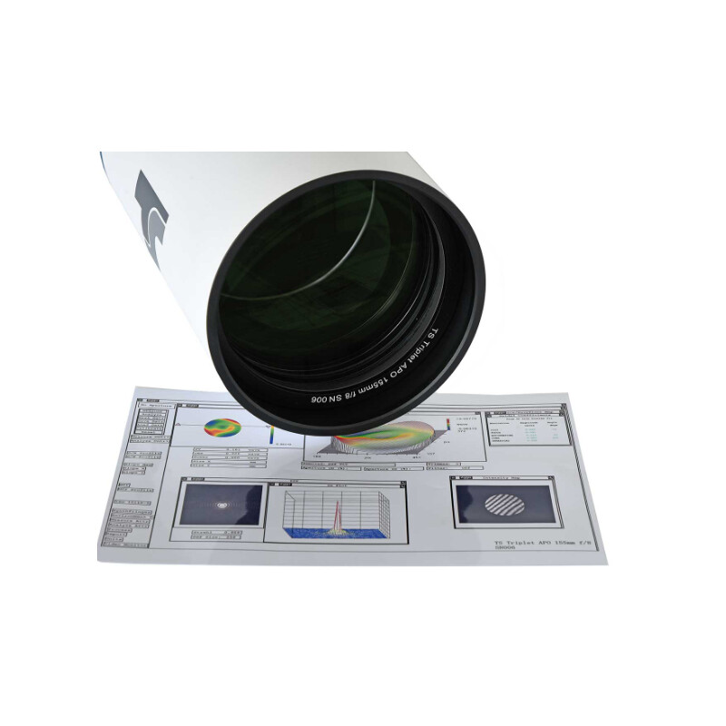 TS Optics Apochromatische refractor AP 130/910 CF-APO 130 FPL55 Triplet OTA