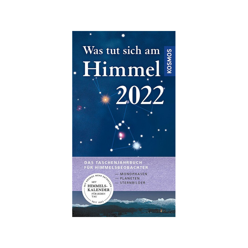 Kosmos Verlag Jaarboek Was tut sich am Himmel 2022