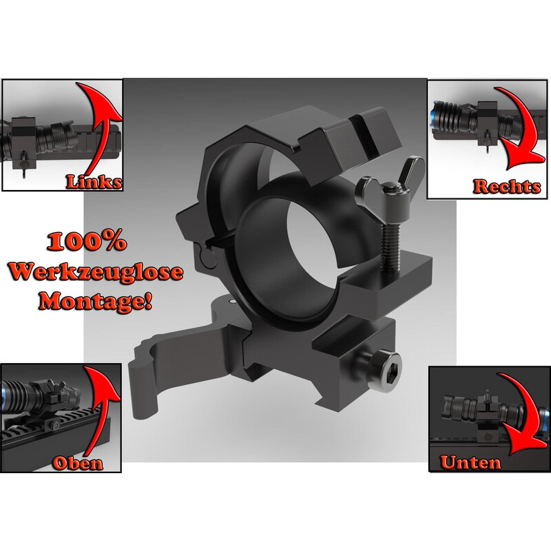 Sytong Verstelbare snelmontage Pic-Rail 24-26mm