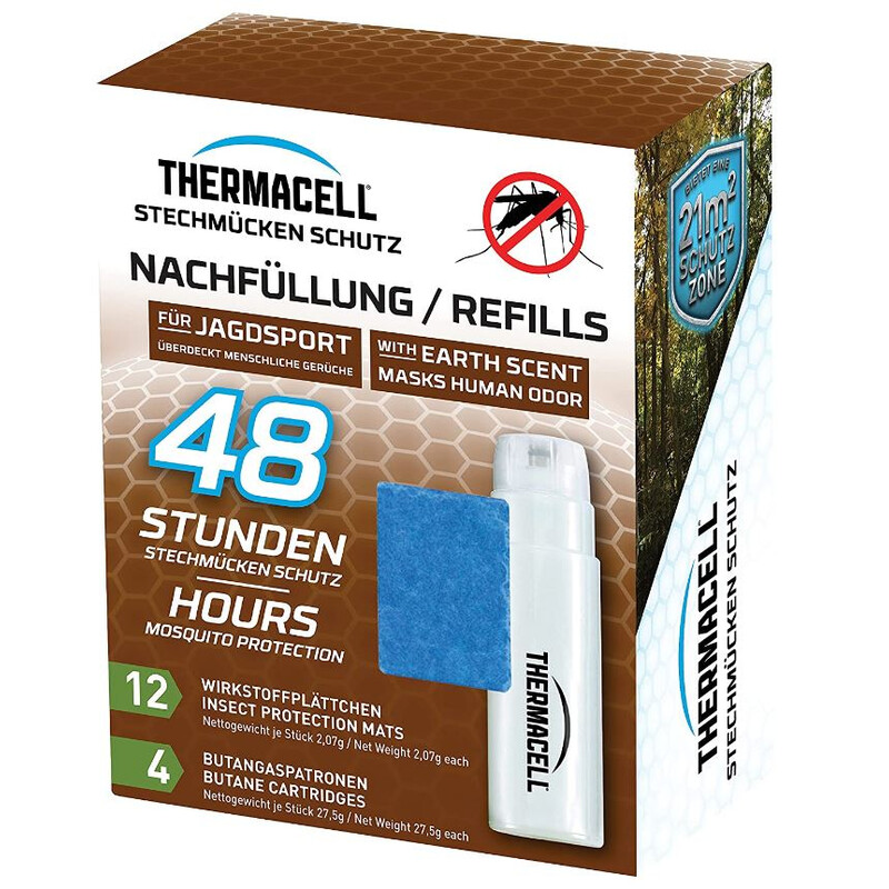 Thermacell Navulling muggenspray 48 uur Earth Scent Hunting