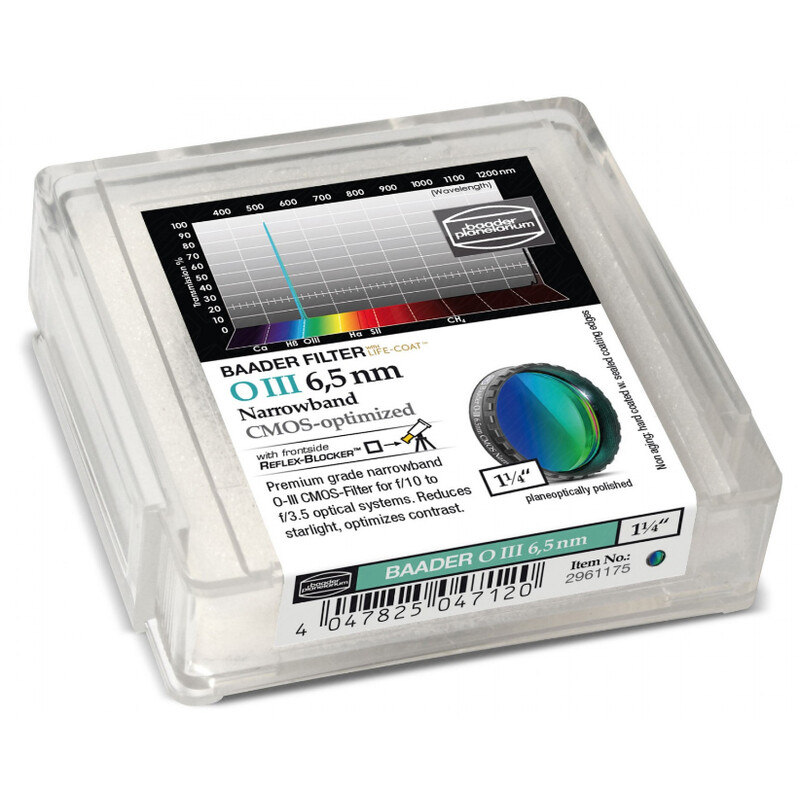 Baader Filters OIII CMOS Narrowband 1,25"