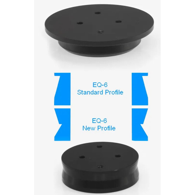 ADM GP-Level zwaluwstaartklem voor de Skywatcher EQ-6 montering