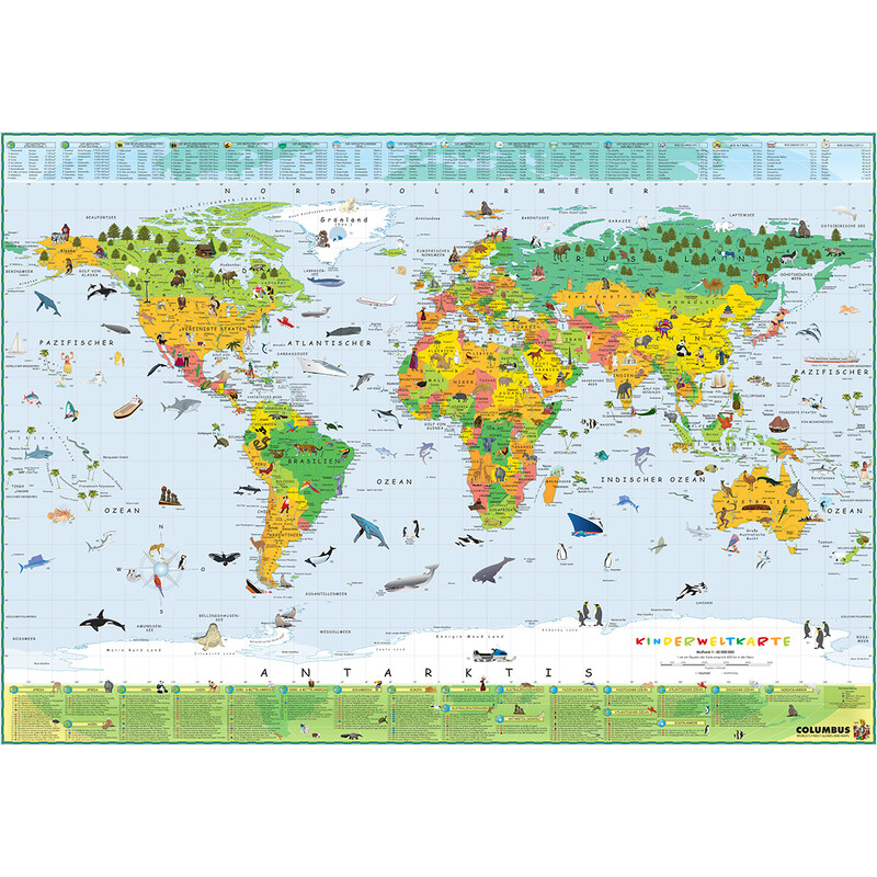 Columbus Kinderkaart Terra (100x70)