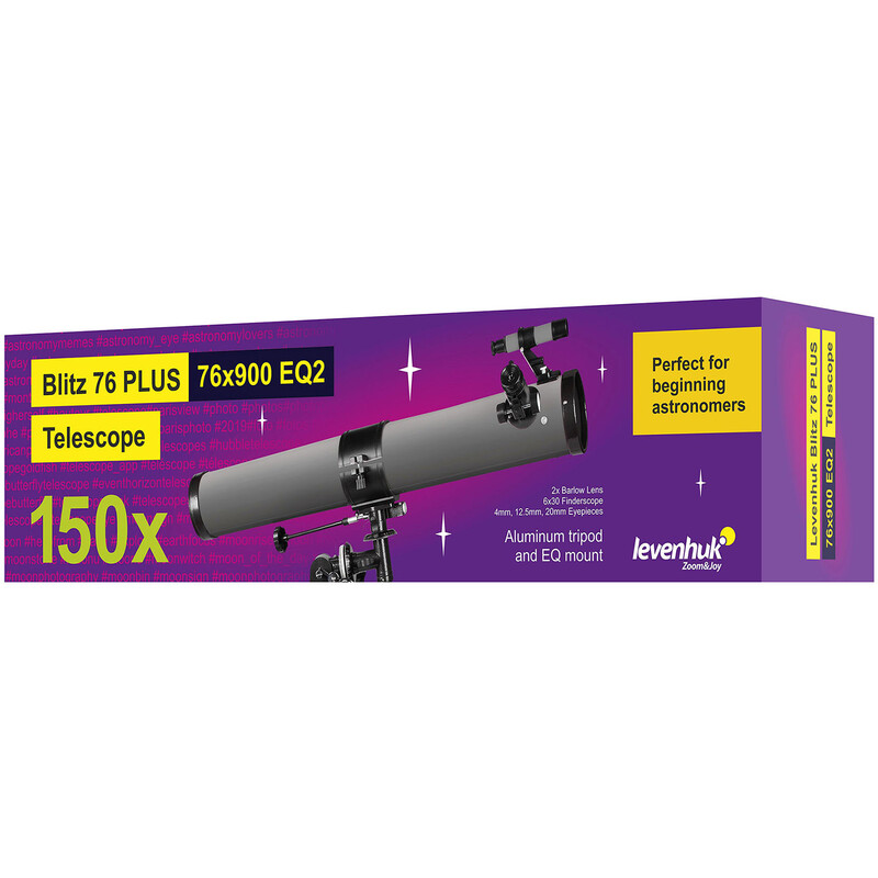 Levenhuk Telescoop N 76/900 Blitz 76 PLUS EQ