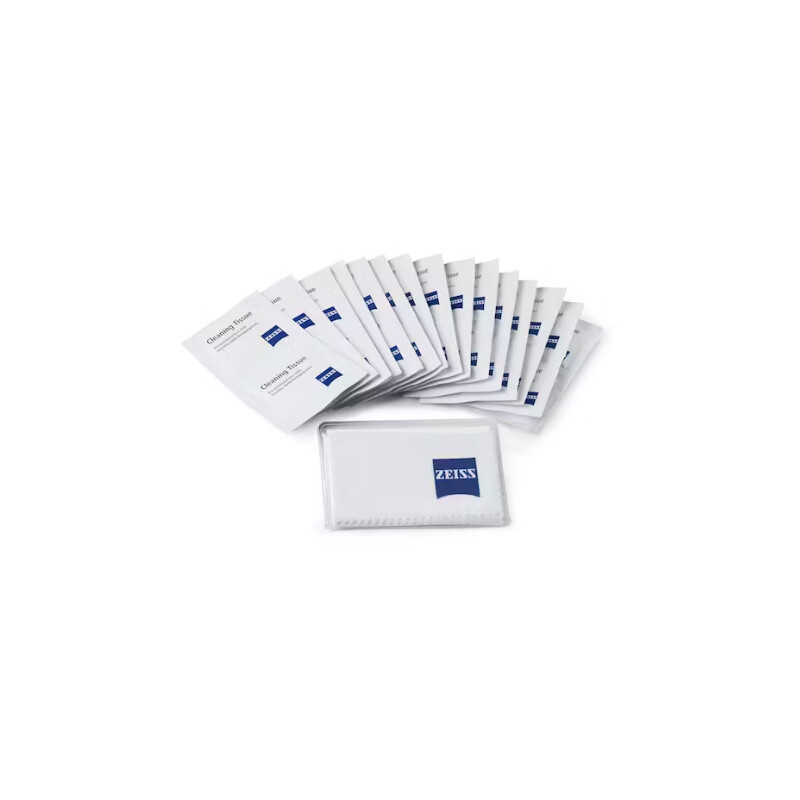 ZEISS 20x vochtige doekjes + microvezeldoek 18x18 cm