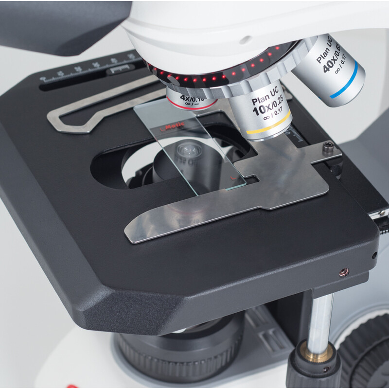 Motic Microscoop Panthera C2 trinoculair, oneindig, plan, achro, 40x-1000x, 10x/22mm, Halogen/LED