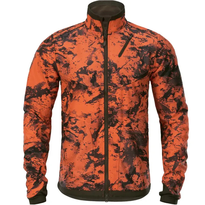 Härkila Wildboar Pro Omkeerbaar fleecejack, Wilgengroen/AXIS MSP Wildboar oranje, maat M