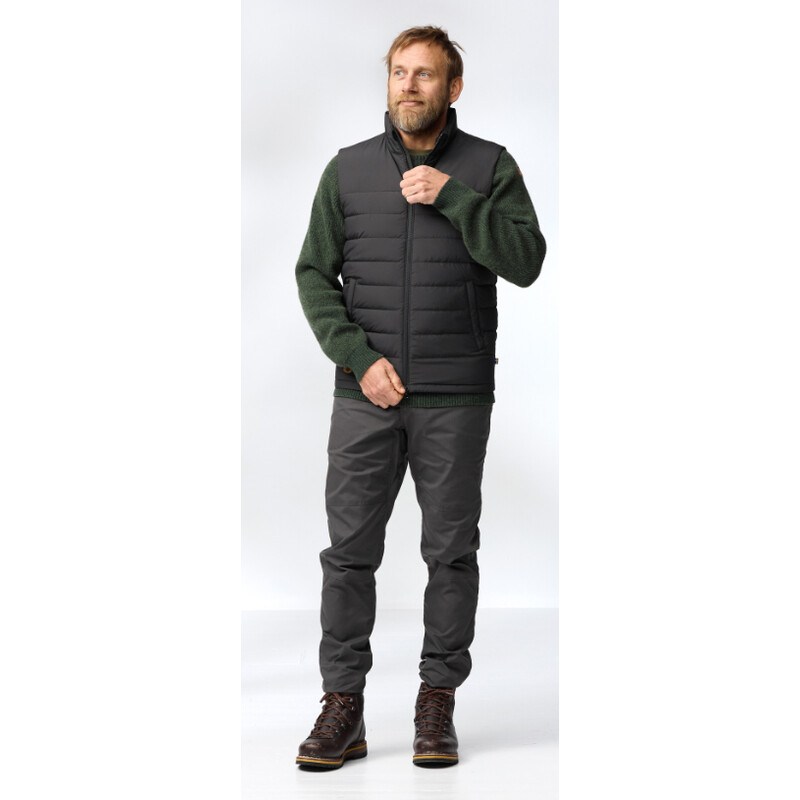 Fjällräven Greenland Dons Liner Vest M, 550 Zwart, S