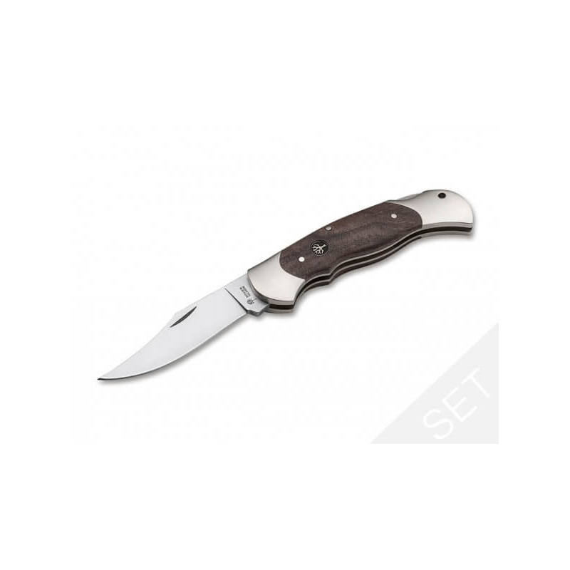 Böker Messen Optima walnootset II