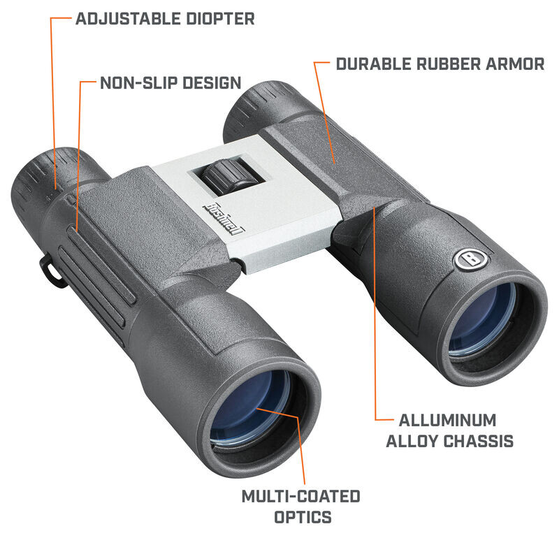 Bushnell Verrekijkers Powerview 2.0 16x32 Aluminium, MC