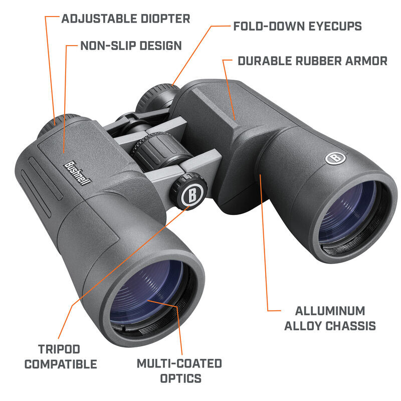 Bushnell Verrekijkers Powerview 2.0 20x50 Aluminium, MC