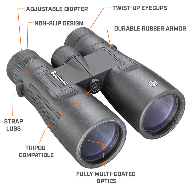 Bushnell Verrekijkers Legend 12x50 Roof, zwart, FMC