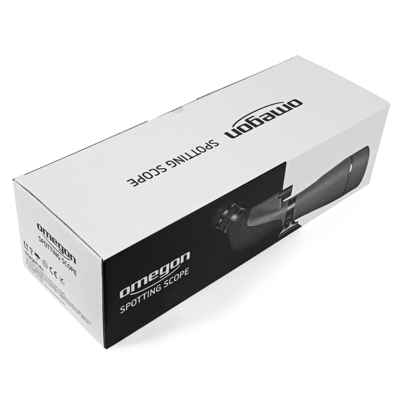 Omegon Zoom spottingscope 20-60x80mm + Statief en panhead