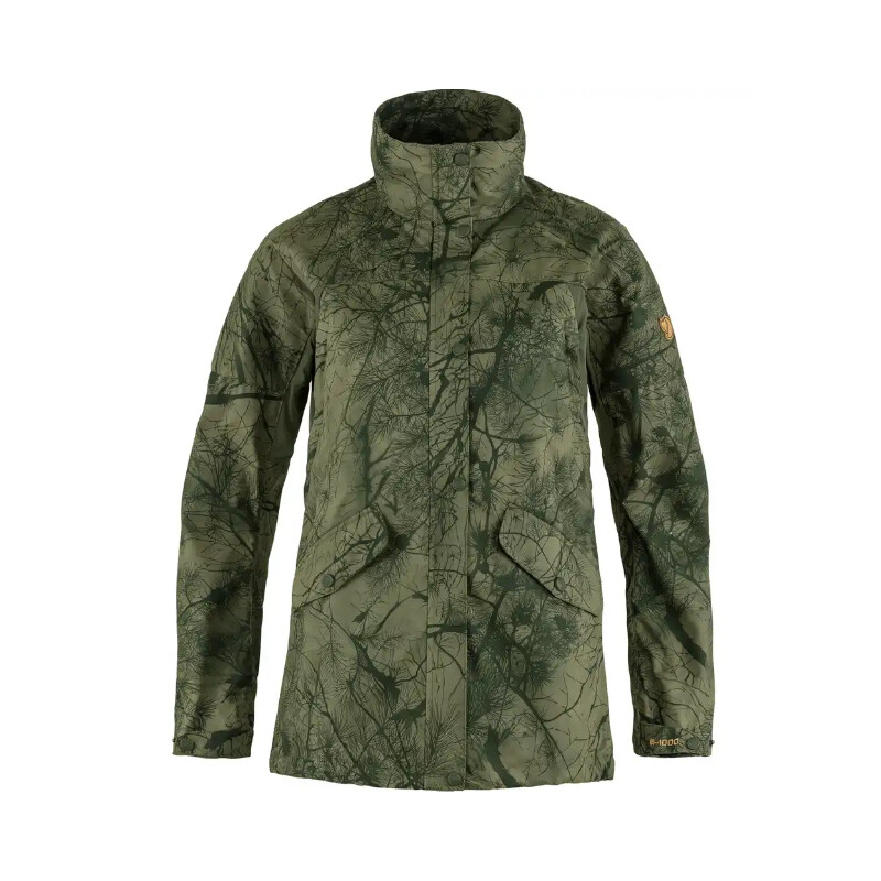 Fjällräven Forest Hybrid Jas W, 626-625 Camo-Laurel Green, XL