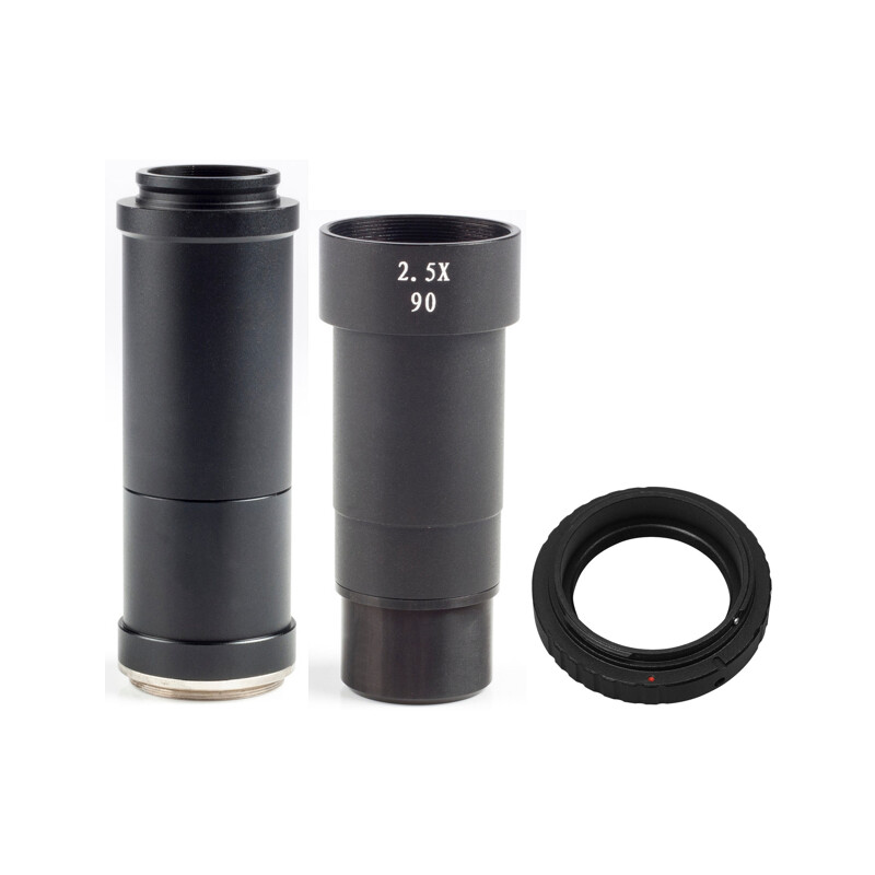 Motic Camera adapter Set 2,5x f. SLR, APS-C Sensor mit T2 Ring für Canon