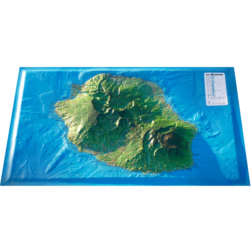 3Dmap Regionale kaart La Réunion