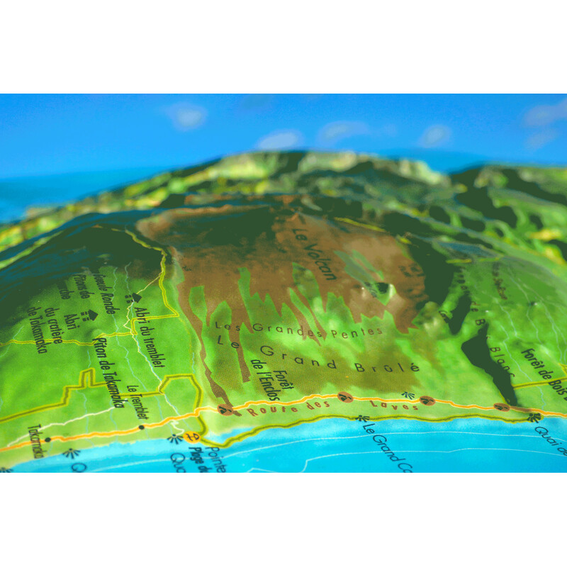 3Dmap Regionale kaart La Réunion