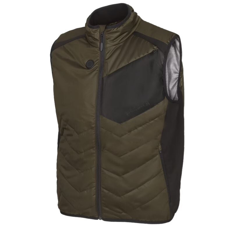 Härkila Verwarmd vest, wilgengroen/zwart, maat XS