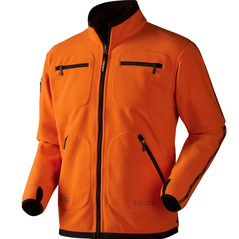 Härkila Kamko fleecejack, Jachtgroen/oranje bles, maat XXL