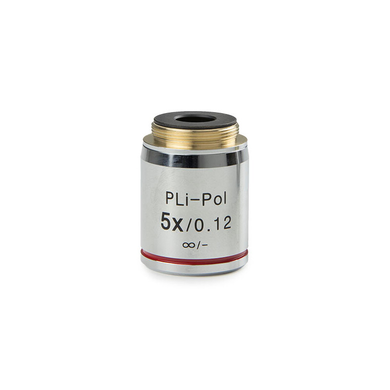 Euromex objectief IS.7905-T, 5x/0.12, PLPOLi, plan, oneindig, spanningsvrij (iScope)